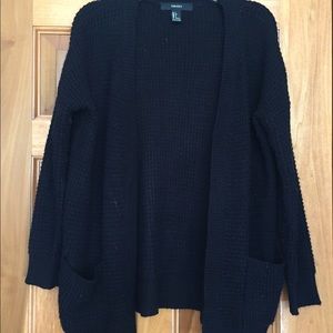 Forever 21 black cardigan